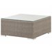 Beliani Conjunto lounge CONTARE Cinza Claro