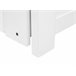 Beliani Cama com estrado Madeira de seringueira CAHORS 186x209 Branco