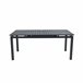 Mesa de jardim extensível ORION cinzento escuro Cinza Escuro