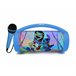 Altifalante Bluetooth com microfone para karaoke Stitch Disney Azul