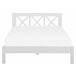 Beliani Cama com estrado Pinho TANNAY 169x208 Branco