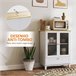 Aparador MDF e Melamina de Madeira HOMCOM Branco