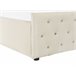 Beliani Cama com estrado Veludo AMIENS 191x217 Bege