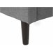 Beliani Cama com estrado Poliéster COLMAR 150x215 Cinza