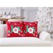 Beliani Almofada decorativa GINGERBREAD Vermelho