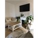 Beliani Mesa de centro SAVANNAH 60x101 Branco
