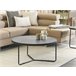 Beliani Mesa de centro MELODY 80x80 Cinza