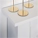 Lareira Elétrica Metal, MDF, Vidro temperado HOMCOM Branco