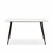 Conjunto de 1 mesa e 4 cadeiras MINKA Branco/cinza