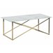 Beliani Mesa de centro EMPORIA 50x100 Branco/cinza