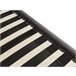 Beliani Cama com estrado Poliéster DINAN 147x214 Cinza Escuro