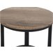 Beliani Mesa de apoio DIXIE 48x48 Castanho