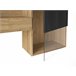 Compacto de TV 265 cm 3 portas FERRARA Preto/ Madeira