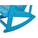 Beliani Cadeira de baloiço ADIRONDACK Azul