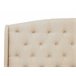 Beliani Cama com estrado Poliéster BORDEAUX 147x217 Bege