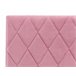 Beliani Cama com estrado Veludo ROCHEFORT 190x214 Rosa