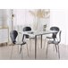 Beliani Mesa de refeições para 4 pessoas SANTIAGO 80x120 Branco