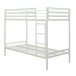 Belice 90x190cm metal com barrera protectora GASOL Branco