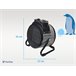 Aquecedor industrial Preto / Cinza