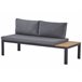 Beliani Conjunto lounge PIENZA Preto