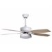 Beliani Lâmpada de teto com ventilador LOGAN Branco