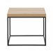 Beliani Mesa de apoio DELANO 60x60 Madeira