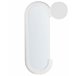 Beliani Espelho LOCHES 54x7 Branco