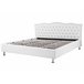 Beliani Cama con almacenaje Piel sintética METZ 212x215 Branco