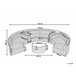 Beliani Conjunto lounge SEVERO Areia