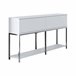Aparador Sala Djimsit 150 Branco/ Inox