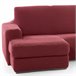 Cobertura para chaise longue com braço esquerdo curto NIAGARA FÚcsia