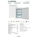 Congelador Vertical INFINITON CV-88L8WEK, 85 l, Descongelação, E Branco