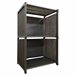 Estante de armazenamento 3 andares PVC e tecido Nyana Home 62x41x29 cm 41 Preto