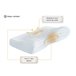 Almofada Ergonômica Cervical DUO com Fronha Refrescante ICE Cru