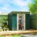 Abrigo de Jardim Aço Galvanizado Outsunny Abrigo de Jardim Aço Galvanizado Outsunny Verde