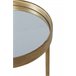 Mesa Lateral de Metal Dourado