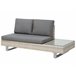 Beliani Conjunto lounge LANCIANO Cinza