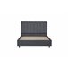 Cama MAJESTIC 150x190 cm cinza Cinza