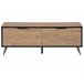 Beliani Mesa de TV HALSTON 120 Castanho