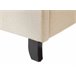 Beliani Cama com estrado Poliéster BORDEAUX 147x217 Bege