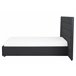 Beliani Cama com estrado Poliéster MILLAU 300x214 Cinza Escuro
