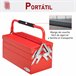 Caixa de ferramentas Aço DURHAND Vermelho