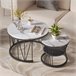 Mesa de centro, mesa de apoio, mesa de canto 70x45 Branco