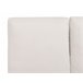 Beliani Cama com estrado Chenille MELLE 195x240 Bege