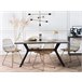 Beliani Mesa de centro BLACKPOOL 90x160 Cinza Claro