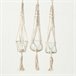 Vaso suspenso sortido MACRAMÉ da marca BOLTZE Branco