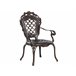 Beliani Conjunto de comedor LIZZANO Castanho