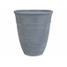 Beliani Conjunto de 2 vasos para plantas KATALIMA Cinza