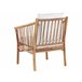 Beliani Conjunto lounge Madeira de bambu MAGGIORE Castanho