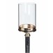 Beliani Candelabro ABBEVILLE Preto/ Dourado
